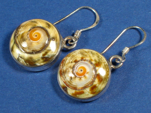 Moon-Turban silver earring pair 1,5cm