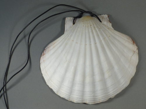 Pilgrim's shell deep valve 13+cm with leather tape