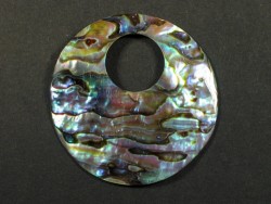 Paua disc 3,7cm w/1,3drill-hole