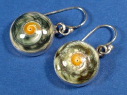 Moon-Turban silver earring pair 1,5cm