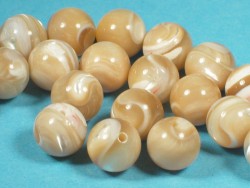 Tectus Beads beige ~0,8cm (x3)