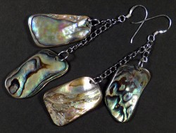 Paua earring pair